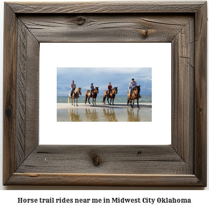 horse trail rides near me in Midwest City, Oklahoma